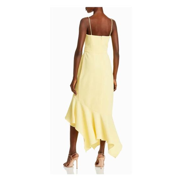 AQUA Ruffled Midi Dress Size 4 - Picture 2 of 4